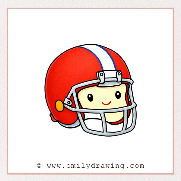 Preview of Football Helmet drawing
